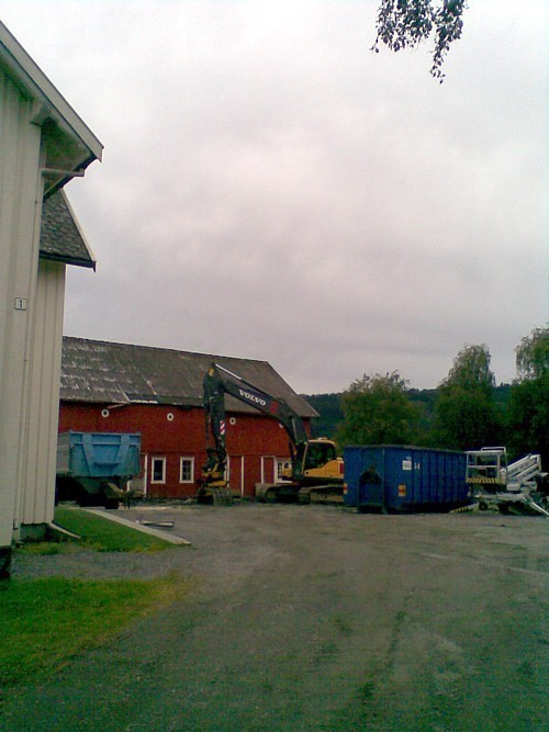 Nedre Rømme forvandles. Foto: Marit Mjøen