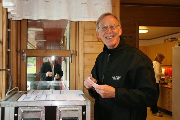 Speaker Morten Stub under Orkla Cup 2008