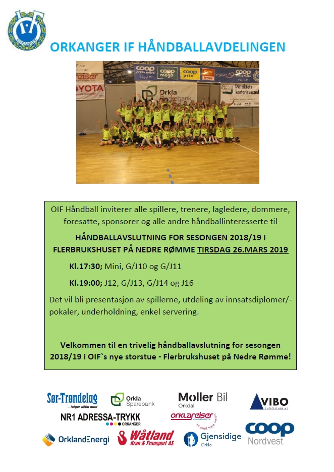 Avslutning 2018 2019