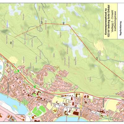 kaftlinje kart