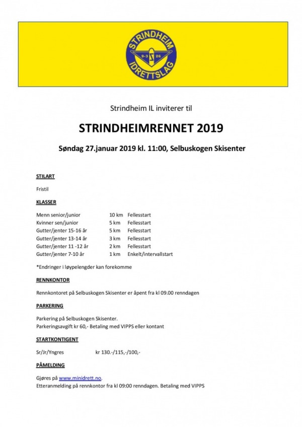 INNBYDELSE STRINDHEIMRENNET 2019 page 001